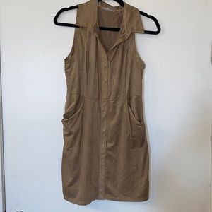 Suede like dress